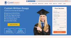 Desktop Screenshot of classessays.com