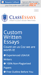 Mobile Screenshot of classessays.com